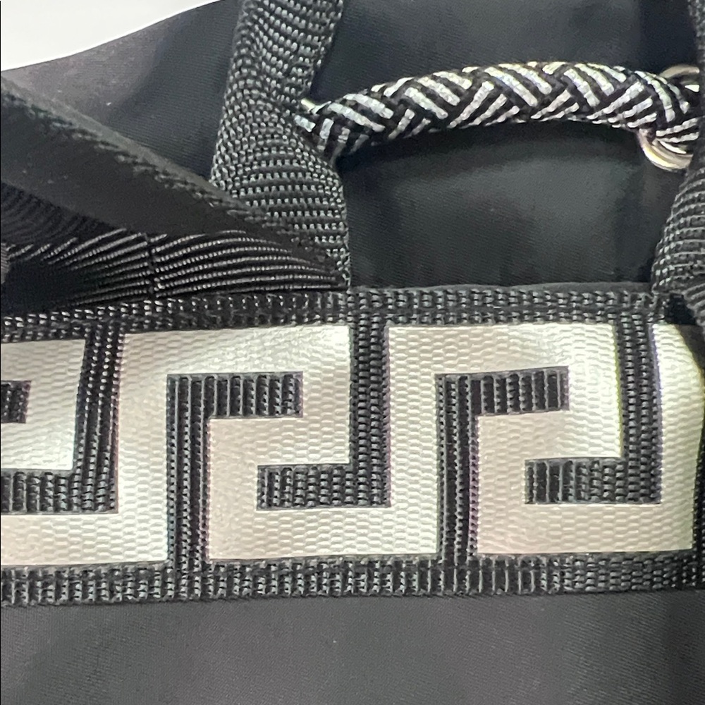 Versace Black Drawstring Backpack - Picture 4 of 10